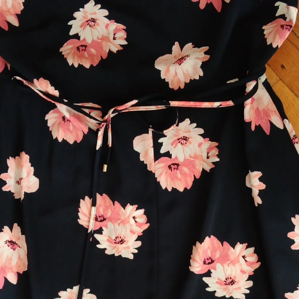 Tommy Hilfiger Navy Dress with Pink Accents 14 NWT - Picture 5 of 9